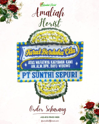 Papan Bunga Duka di Wates