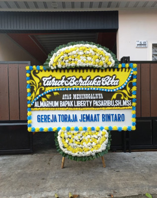 Papan Bunga Duka di Wates