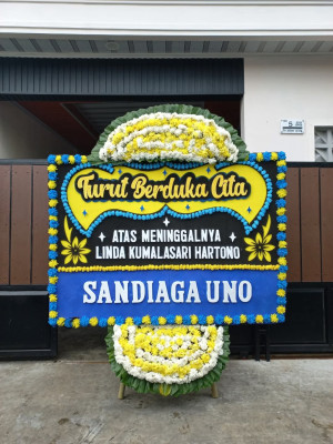 Papan Bunga Duka di Wates